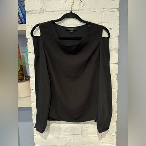NWT All Saints‎ Cold shoulder Long Sleeve Top Size 00